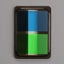 Fluorescent Color Self-adhesive Notepad Memo Bookmark Pull-out Carousel 1
