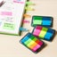 Fluorescent Color Self-adhesive Notepad Memo Bookmark Pull-out Carousel 3