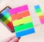 Fluorescent Color Self-adhesive Notepad Memo Bookmark Pull-out Carousel 5