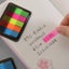 Fluorescent Color Self-adhesive Notepad Memo Bookmark Pull-out Carousel 6