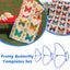 Beautiful Butterfly Template Ruler Tailor Sewing Patchwork Carousel 4