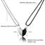 Magnetic couple necklace, Korean fashion for lovers, gothic, punk, Carousel 6