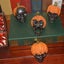 New Pumpkin Skull Head Model Halloween Statues Artificial Resin Skull Carousel 3