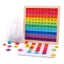Wooden Counting Math Toys 1-100 Consecutive Numbers Educational Game Carousel 2