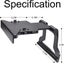 TV Top Shelf for Xbox 360 Kinect Sensor Mounting Clip TV Mounting Clip Black Carousel 6