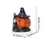 Halloween Witch Pumpkin House Ornament Creative Luminous Resin Crafts Carousel 1