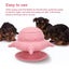 Puppy Pet Dog Feeder 240ml Silicone Puppy Milk Feeder Bow Pink Carousel 9