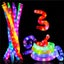 6pcs Pop Tubes Lighted LED Sensory Toys Party Supplies Carousel 3
