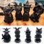 Halloween Decorative Figurines Black Magic Cat Owl Ornaments Table Carousel 2