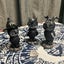 Halloween Decorative Figurines Black Magic Cat Owl Ornaments Table Carousel 5