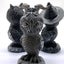 Halloween Decorative Figurines Black Magic Cat Owl Ornaments Table Carousel 6