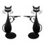 Black CAT Candle Holder Vintage Carousel 2