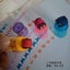 Haile 3/6Pcs Cute Mini Roller Toy Stamp Seal Highlighter Kids Funny Carousel 3