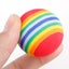 Rainbow EVA Cat Toys Ball Interactive Cat Dog Play Chewing Rattle Carousel 4