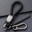 Anti-Lost Car Key Pendant Split Rings Keychain Phone Number Card Carousel 2