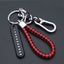 Anti-Lost Car Key Pendant Split Rings Keychain Phone Number Card Carousel 3