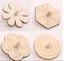 6pcs/set White Wood Gyro Toy for Children DIY Handmade Painted Toy Carousel 2