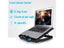 12-15.6inch Gaming Laptop Cooler Five Fan Led Two USB Port Notebook Stand Carousel 4