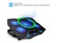 12-15.6inch Gaming Laptop Cooler Five Fan Led Two USB Port Notebook Stand Carousel 8