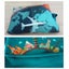 Thick Elastic World Map Luggage Protective Cover Zipper Suit For Carousel 4