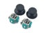 Bevigac 2PCS 3D Potentiometers Sensor Joystick Thumb Sticks Thumbsticks Cap Carousel 4