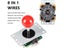 2 Player Arcade DIY Kit USB Encoder To PC Joystick Games 5V LED Lit Push Carousel 5