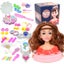 Children's Makeup Toy Princess DIY Head Mannequin Set Multi Carousel 2