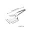 Stainless Steel Food Tongs Kitchen Utensils Buffet Pie Kitchen Carousel 7