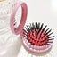 1Pc Folding Air Bag Comb With Mirror Candy Color Travel Hairbrush Carousel 5
