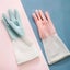 1Pair Silicone Cleaning Gloves Dishwashing Cleaning Gloves Scrubber Carousel 2
