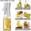 200/300ML Oil Bottle Plastic Kitchen Oil Spray Bottle Baking Vinegar Carousel 5