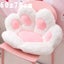 Cat Paw Cushion Chair Seat Cushion Office Seat Backrest Pillow Soft Carousel 1