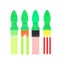 Children Toddler Sponge Stamp Brush Kits Flower Drawing Toys for Carousel 5