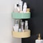 Bathroom Shelf Organizer Toilet Adhesive Shampoo Gel Storage Basket Carousel 4