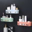 Bathroom Shelf Organizer Toilet Adhesive Shampoo Gel Storage Basket Carousel 5