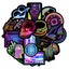 10/30/50/100PCS Cartoon Neon Light Graffiti Stickers Aesthetic Car Carousel 4