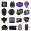 10/30/50/100PCS Cartoon Neon Light Graffiti Stickers Aesthetic Car Carousel 5
