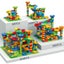 84-504PCS Small Size Marble Race Run Blocks Maze Ball Track Building Carousel 3