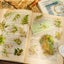 30 Pcs Transparent Waterproof Stickers Set Vintage Plants Flowers Carousel 2