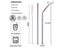Stainless Steel Straws Carousel 8