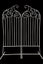 Event Backdrop - French Door Panel - White - Set of 2 Carousel 1