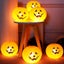 5Pcs Led Light Up Balloon Latex Pumpkin Balloons Halloween Party Carousel 3