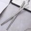 Stainless Steel Chopsticks Korean Style Metal Chopsticks Round Carousel 4