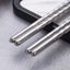 Stainless Steel Chopsticks Korean Style Metal Chopsticks Round Carousel 5