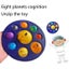 2PCS New Planet Pattern Simple Dimple Fidget Toy,Anxiety Stress Relieer Carousel 4