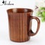 Arshen 300ml Primitive Drinking Mug Handmade Wooden Mug Natural Tea Carousel 2