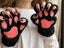 Cat Paw Gloves Winter Cute Cartoon Cat Girl Open Finger Gloves Carousel 5