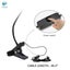 Deago LED Flexible USB Clip On Light/Book Light/Reading Lamp/Night Light Clip on Carousel 9