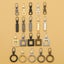 5pcs Detachable Metal Zipper Pullers Slider Replacement For Zipper Carousel 4