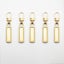 5pcs Detachable Metal Zipper Pullers Slider Replacement For Zipper Carousel 6